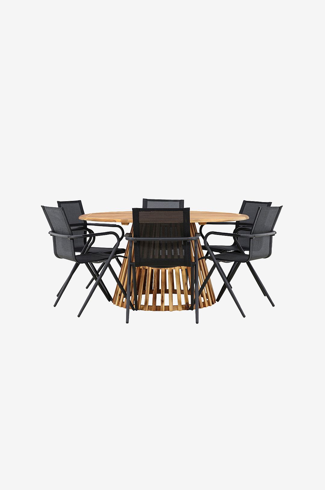 Venture Home – Tucumán Matgrupp med stolar Alina – Svart – Matgrupper – Från Homeroom