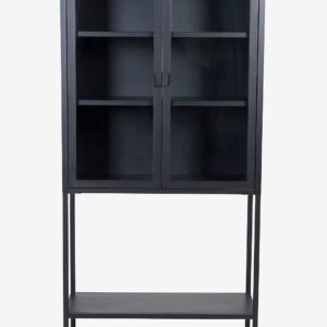 Venture Home – Vitrinskåp Malmby – Svart – Skåp – Från Homeroom