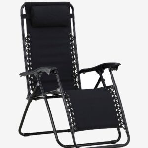 Venture Home – Vulcano solstol 2-pack – Svart – Positionsstolar – Från Homeroom