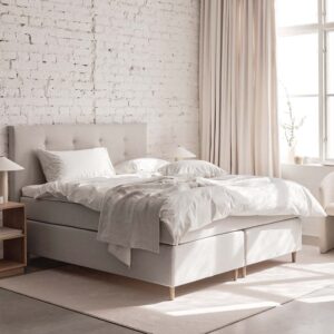 Viking Saga Kontinentalsäng 160×200 Beige