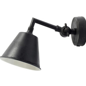 WALL Vägglampa 12 cm Svart