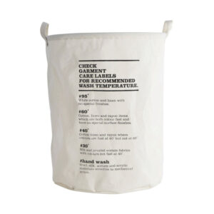 WASH INSTRUCTIONS Tvättpåse Vit