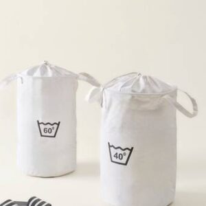 WASHA tvättkorg 2-pack Vit