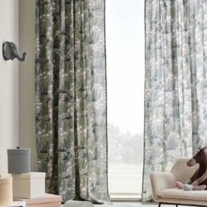 WATERS multifunktionsgardin 2-pack Blå