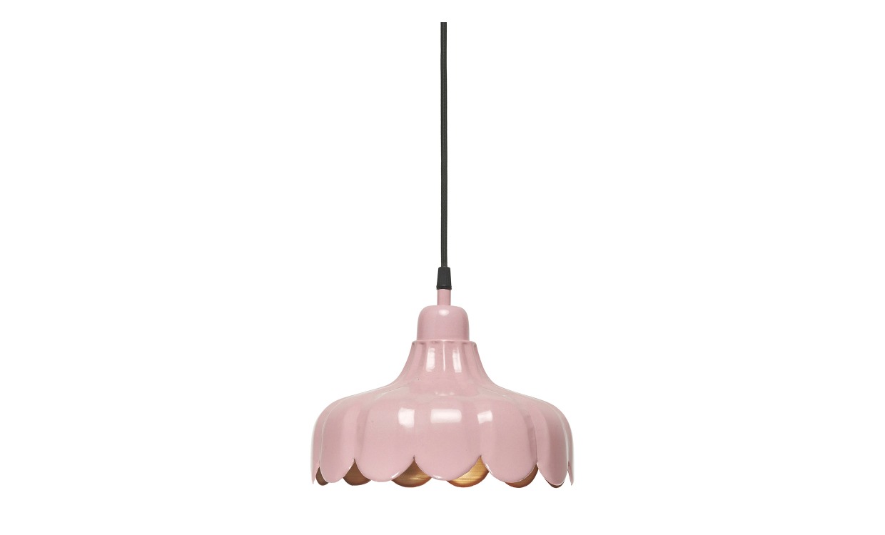 WELLS Taklampa Rosa 24cm