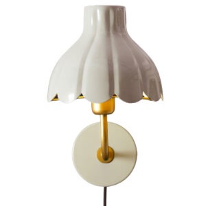 WELLS Vägglampa Beige 21cm