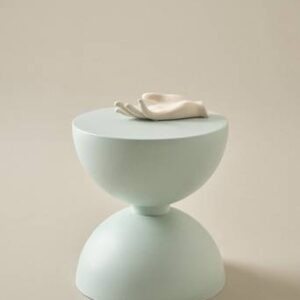 WHITBY sidobord ø 41 cm Blå