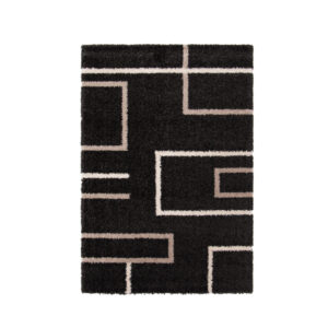 WINNIE BRICK Matta 160×230 Svart