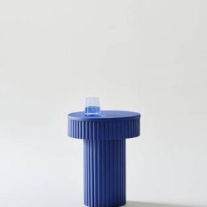 WINTON sidobord ø 36 cm Blå