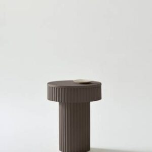 WINTON sidobord ø 36 cm Brun