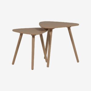 WOOOD – 2 sidobord Nila – Beige – Småbord – Från Homeroom