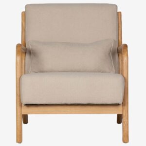 WOOOD – Fåtölj Mark, sammet – Brun – Fåtöljer – Från Homeroom