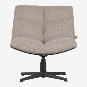 WOOOD – Karmstol med snurrfunktion – Beige – Fåtöljer – Från Homeroom