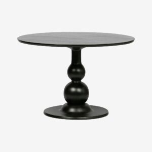 WOOOD – Matbord Blanco Ø120cm – Svart – Matbord – Från Homeroom