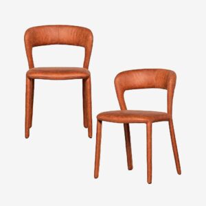 WOOOD – Noble matstol – set om 2 – Brun – Stolar – Från Homeroom