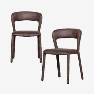 WOOOD – Noble matstol – set om 2 – Brun – Stolar – Från Homeroom