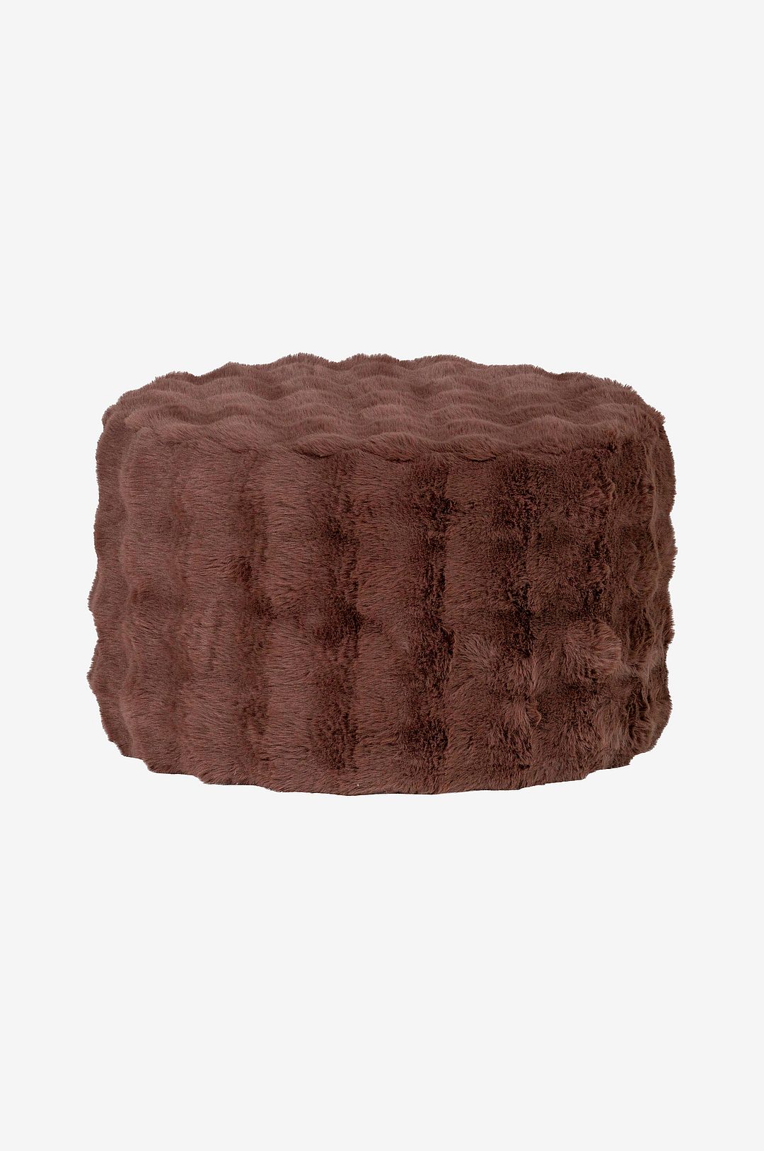 WOOOD – Olven Puff Låg – Brun – Fotpallar & puffar – Från Homeroom