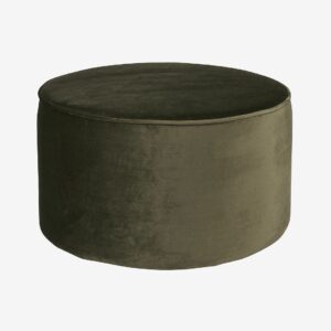WOOOD – Puff Sara L ø60 cm – Grön – Fotpallar & puffar – Från Homeroom
