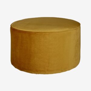 WOOOD – Puff Sara L ø60 cm – Gul – Fotpallar & puffar – Från Homeroom