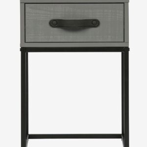 WOOOD – Sängbord Morris – Grå – Sängbord – Från Homeroom