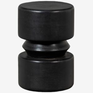 WOOOD – Sidobord Tuve – Svart – Avlastningsbord & sidobord – Från Homeroom