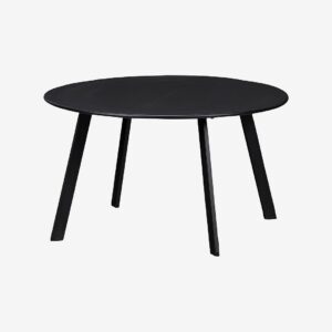 WOOOD – Soffbord Fer Ø70 cm – Svart – Soffbord – Från Homeroom