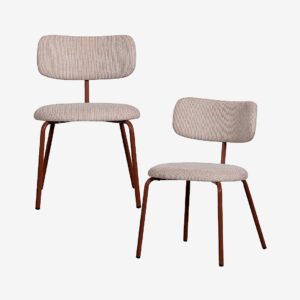 WOOOD – Travis matstol – set om 2 – Beige – Stolar – Från Homeroom