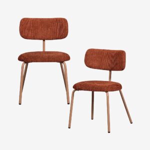 WOOOD – Travis matstol – set om 2 – Brun – Stolar – Från Homeroom