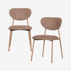 WOOOD – Valor Matstol – Set med 2 st – Beige – Stolar – Från Homeroom