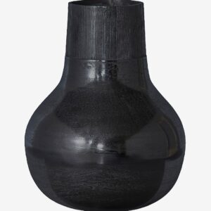 WOOOD – Vas svart metall Metal XL – Svart – Krukor & vaser – Från Homeroom