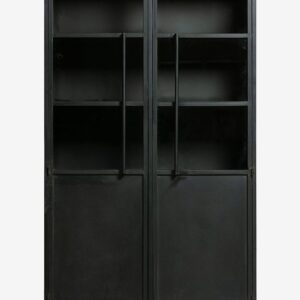 WOOOD – Vitrinskåp Exhibit, 156,5x45cm – Svart – Klädförvaring – Från Homeroom