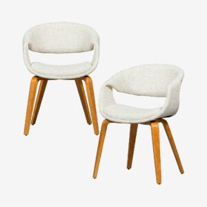 WOOOD – Yossi matstol – set om 2 – Natur – Stolar – Från Homeroom