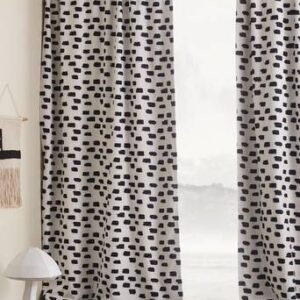 WYANDRA multifunktionsgardin -1 längd Vit/svart