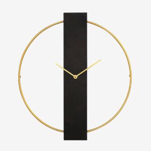 Wallity – Dekorativ väggklocka av metall Jillian – Svart – Väggklockor & bordsur – Från Homeroom