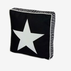 Wallity – Sittdyna – Aftab 42×42 cm – Svart – Sittdynor – Från Homeroom