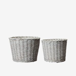 Wikholm Form – Korg Minna S/2 – Grå – Krukor & vaser – Från Homeroom