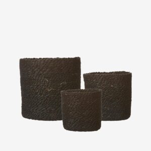 Wikholm Form – Kruka Belle S/3 – Svart – Krukor & vaser – Från Homeroom