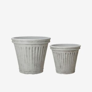 Wikholm Form – Kruka Demeri S/2 – Grå – Krukor & vaser – Från Homeroom