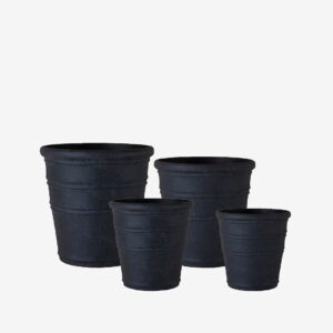 Wikholm Form – Kruka Majvor S/4 – Svart – Krukor & vaser – Från Homeroom