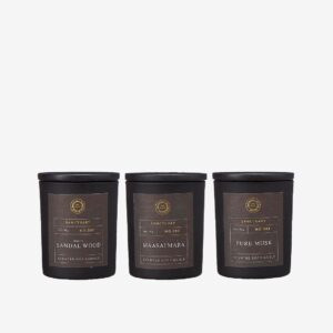 Wikholm Form – Ljus Yasu 20h – Svart – Doftljus & doftpinnar – Från Homeroom