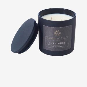 Wikholm Form – Ljus Yasu 48h – Svart – Doftljus & doftpinnar – Från Homeroom