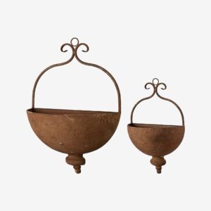 Wikholm Form – Väggkruka Embla S/2 – Brun – Krukor & vaser – Från Homeroom