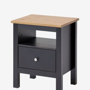 Wood Furniture – Sängbord för gavel/sida – Svart – Sängbord – Från Homeroom