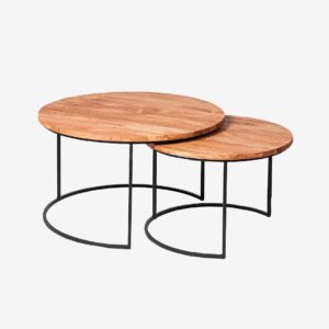 Wood Furniture – Set med soffbord Eclipse – Svart – Soffbord – Från Homeroom