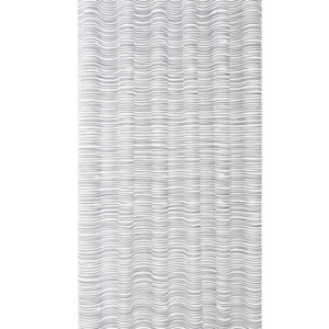 YSTAD duschdraperi Vit/svart