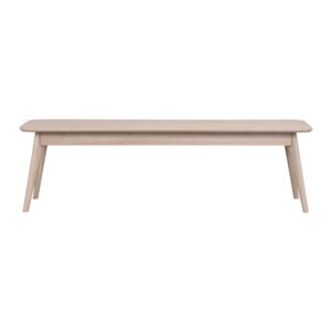 YUMI Sittbänk Vitpigmenterad Ek
