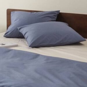 ZACK PERCALE örngott 2-pack – ekologisk Åskblå