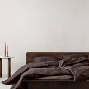 ZACK PERCALE påslakanset enkelsäng – ekologisk Choklad