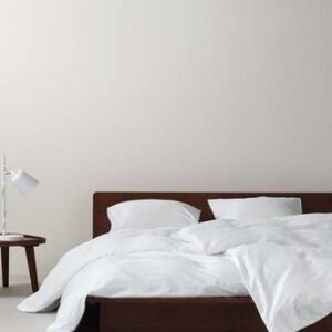 ZACK PERCALE påslakanset enkelsäng – ekologisk Vit