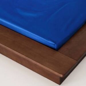 ZACK SATIN dra-på-lakan – ekologisk Blå